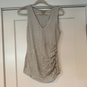 Black & white strip Banana Republic Tank